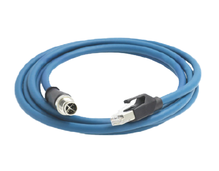 M12X CODED CAT 6 S/FTP PATCH CORD